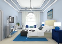 Online Designer Bedroom 3D Model