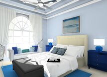Online Designer Bedroom 3D Model