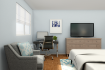 Online Designer Bedroom 3D Model