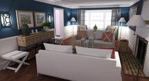 Online Designer Living Room 3D Model