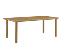 Online Designer Patio Parkland 76" Outdoor Patio Aluminum Dining Table 