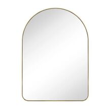 Online Designer Bathroom Arch Metal Wall Mirror