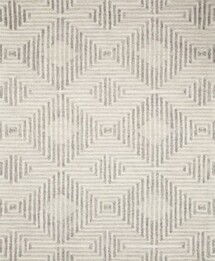 Online Designer Combined Living/Dining Tufted Geometric Rug