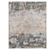 Online Designer Combined Living/Dining Savona Distressed Rug , 10 x 14', Beige/Indigo