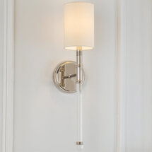 Online Designer Living Room Slim Silhouette Single Arm Sconce