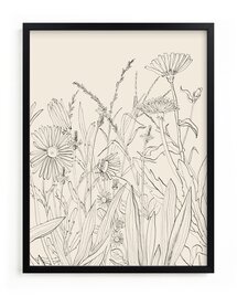 Online Designer Bedroom Field of wild flowers II