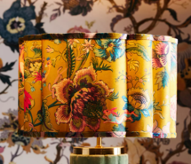 Online Designer Combined Living/Dining House of Hackney Scalloped Lamp Shade