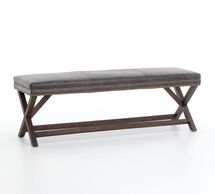 Online Designer Combined Living/Dining Aldrich Leather Bench