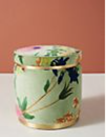 Online Designer Living Room Velvet Floret Stool
