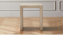 Online Designer Combined Living/Dining BLANCHE BLEACHED ACACIA SIDE TABLE