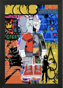 Online Designer Bedroom Kaws graffiti style