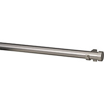 Online Designer Combined Living/Dining  CB Matte Silver 1.25"dia.x88"–120" Curtain Rod Set