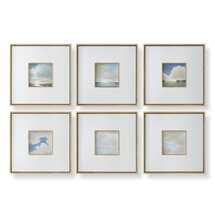 Online Designer Bedroom Cumulation Framed Canvases, S/6