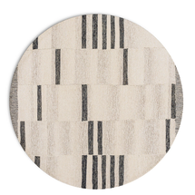 Online Designer Combined Living/Dining Uptown Hand Tufted Wool Geometric Rug