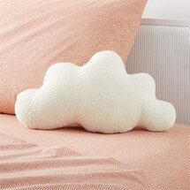 Online Designer Nursery Sky High Cloud Kids Throw Pillow by Leanne Ford