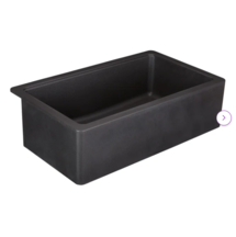 Online Designer Kitchen Black Totten 33" Farmhouse Kitchen Sink (Part number: 454480)