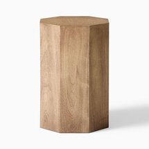 Online Designer Combined Living/Dining Natural Rustic Wood Plant Stand - 16''