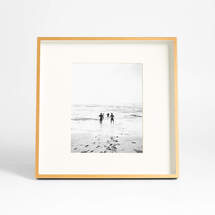 Online Designer Living Room Brushed Brass 8x10 Picture Frame