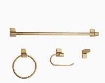 Online Designer Bathroom 51695 Positano 4 - Piece Bathroom Hardware Set