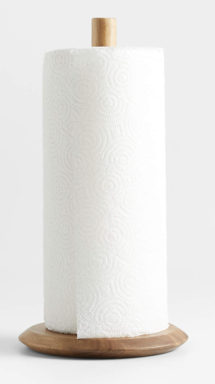 Online Designer Kitchen Acacia Wooden Paper Towel Holder