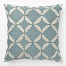 Online Designer Living Room Crewel Circlet Pillow Cover – Light Pool