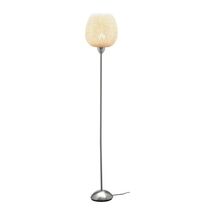 Online Designer Living Room BÖJA Floor lamp, nickel plated, rattan