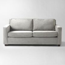 Online Designer Home/Small Office Henry Sofa, Performance Velvet, Dove Gray 86" (West Elm)
