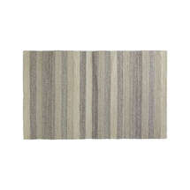 Online Designer Bedroom Handwoven Neutral Stripe Rug 5x8