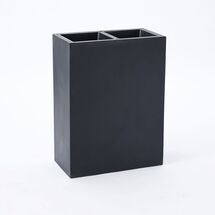 Online Designer Business/Office Cityscape Planter, Double Planter (34"h), Fiberstone