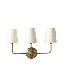 Online Designer Living Room Everett Three-Arm Sconce