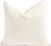 Online Designer Business/Office Cambie Boucle 22x22 Pillow, Chalk