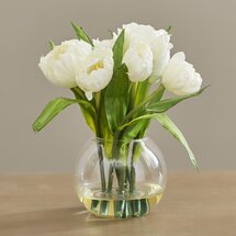 Online Designer Bedroom Tulips Centerpiece in Vase