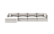 Online Designer Combined Living/Dining Tatum Modular 4-seat chaise sectional