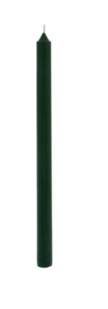 Online Designer Home/Small Office Hunter Green Taper Candle - 12"-Hunter Green