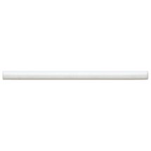 Online Designer Bathroom Cloe 0.5" x 8" Ceramic Jolly Miter Edge in White