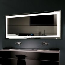 Online Designer Bathroom Ainsley Modern & Contemporary Lighted Bathroom / Vanity Mirror