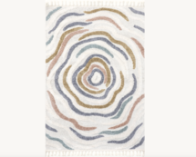 Online Designer Bedroom Jeanie Floral Waves Kids Rug