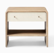 Online Designer Bedroom Modern Waterfall Nightstand (66cm)
