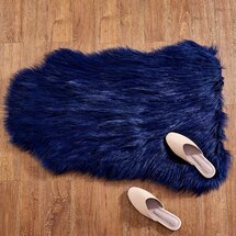 Online Designer Living Room Ashler Soft Faux Sheepskin Fur Chair Couch Cover 
