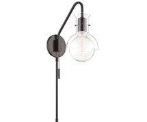 Online Designer Bedroom CUT ROUND FLASK SWING ARM SCONCE 