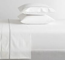 Online Designer Bedroom Pearl Organic Percale Sheet Set