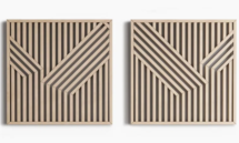 Online Designer Combined Living/Dining Handmade Modern Abstract Wall Decor (Set of 2)