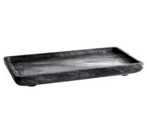 Online Designer Bedroom Black Handcrafted Marble Bathroom Tray