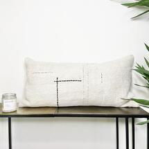 Online Designer Combined Living/Dining TURKISH HEMP LUMBAR PILLOW - CORNER