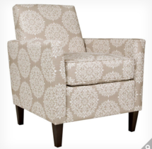 Online Designer Living Room Sutton Chair Tan Filigree