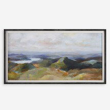 Online Designer Bedroom Above The Lakes, Framed Print