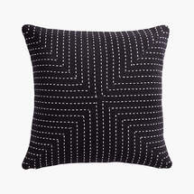 Online Designer Bedroom 20" CLIQUE BLACK PILLOW