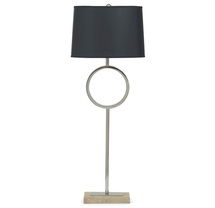 Online Designer Kitchen Marco Buffet Lamp Polished Nickel Black Shade