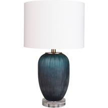 Online Designer Combined Living/Dining Oliver Crystal Base Table Lamp