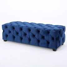 Online Designer Bedroom Zebediah Tufted Ottoman